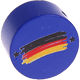 Motivperle Flagge Deutschland : dunkelblau