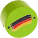 Motivperle Flagge Deutschland : gelbgrün