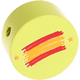 Motivperle Flagge Spanien : lemon