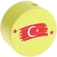 Motivperle Flagge Türkei : lemon