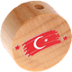 Motivperle Flagge Türkei : natur