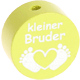 Motivperle "Kleiner Bruder" : lemon