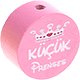 Motivperle "küçük Prenses" : babyrosa