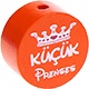 Motivperle "küçük Prenses" : orange
