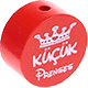 Motivperle "küçük Prenses" : rot