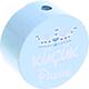 Motivperle "küçük Prens" : babyblau