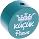 Motivperle "küçük Prens" : türkis