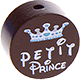 Motivperle "petit prince" : braun