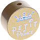 Motivperle "petit prince" : gold
