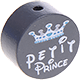 Motivperle "petit prince" : grau