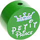 Motivperle "petit prince" : grün