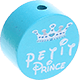 Motivperle "petit prince" : helltürkis