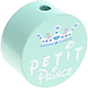 Motivperle "petit prince" : mint