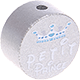 Motivperle "petit prince" : silber