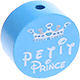 Motivperle "petit prince" : skyblau