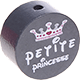 Motivperle "petite princesse" : grau