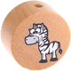 Motivperle Zootiere "Zebra" : natur