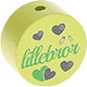 Motivperle "Lillebror" (Schwedisch) : lemon