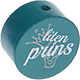 Motivperle "Liten prins" (Schwedisch) : türkis