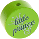 Perlina con motivo "little prince" : verde giallo