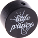 Perlina con motivo "little prince" : nero