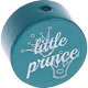 Perlina con motivo "little prince" : turchese