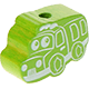 Perlina sagomata “Camion” : verde giallo
