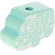 Perlina sagomata “Camion” : menta