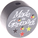 Perlina con motivo "Made in Germany" : grigio