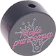 Perlina con motivo “Malá princezna” : grigio