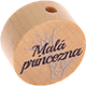 Perlina con motivo “Malá princezna” : naturale