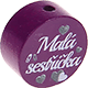 Perlina con motivo “Malá sestřička” : viola viola