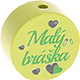Perlina con motivo “Malý bráška” : limone