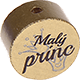 Perlina con motivo “Malý princ” : oro
