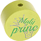 Perlina con motivo “Malý princ” : limone