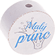Perlina con motivo “Malý princ” : bianco