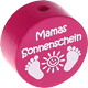Perlina con motivo "Mamas Sonnenschein" : rosa scuro
