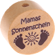 Perlina con motivo "Mamas Sonnenschein" : naturale