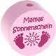 Perlina con motivo "Mamas Sonnenschein" : rosa