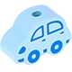 Perlina sagomata “Piccola automobilina” : azzurro bambino