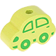 Perlina sagomata “Piccola automobilina” : limone
