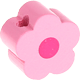 Motivperle Mini-Blume : babyrosa