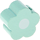Motivperle Mini-Blume : mint