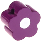 Motivperle Mini-Blume : purpurlila