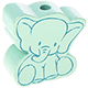 Perlina sagomata “Elefante” : menta