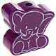 Perlina sagomata “Elefante” : viola viola