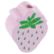 Motivperle Erdbeere : rosa