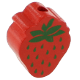Motivperle Erdbeere : rot