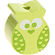 Motivperle Mini-Eule : lemon