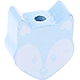 Motivperle Mini-Fuchs : babyblau